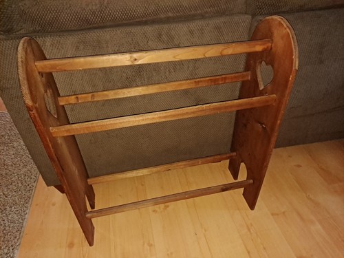 Vintage solid wood engraved - solid,